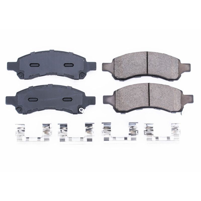 Power Stop 08-17 Buick Enclave Front Z17 Evolution Ceramic Brake Pads w/Hardware - 17-1169A