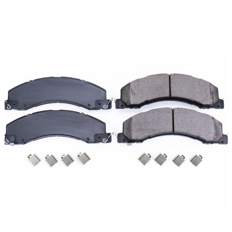 Power Stop 08-10 Dodge Ram 4500 Front or Rear Z17 Evolution Ceramic Brake Pads w/Hardware - 17-1335