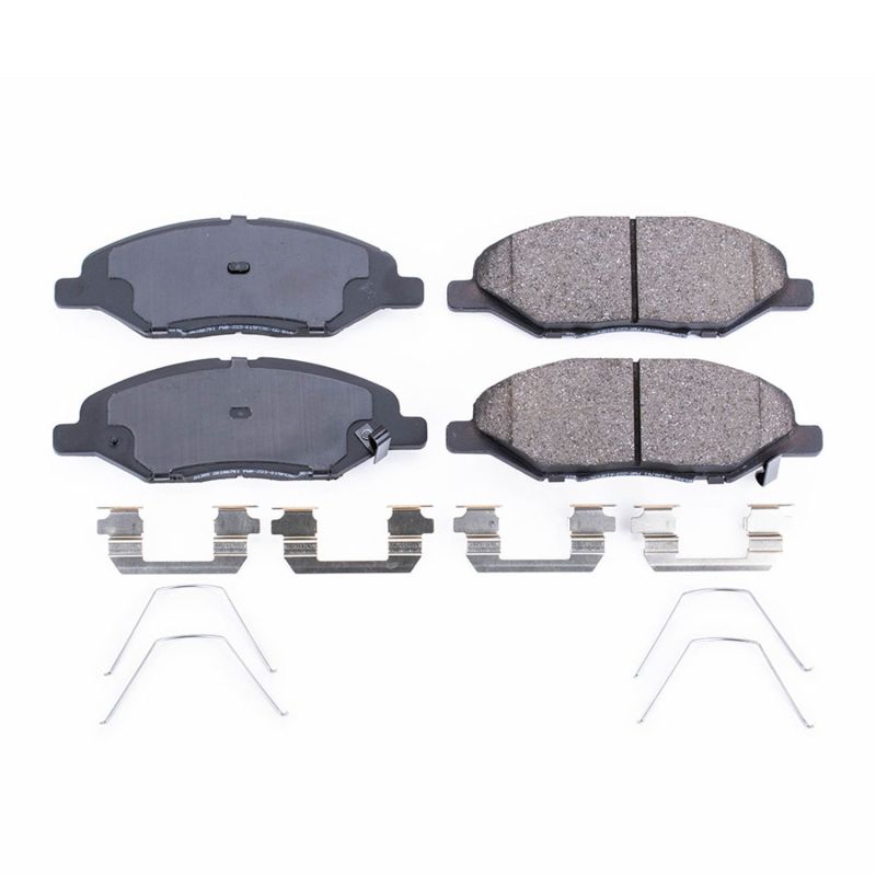 Power Stop 09-11 Nissan Versa Front Z17 Evolution Ceramic Brake Pads w/Hardware - 17-1345