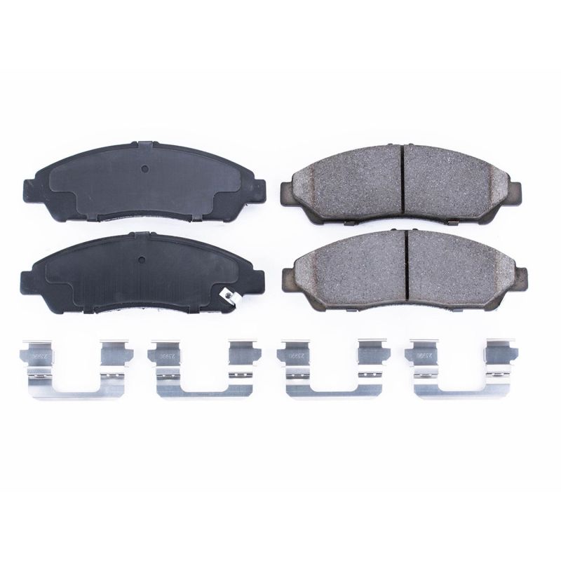 Power Stop 07-13 Acura MDX Front Z17 Evolution Ceramic Brake Pads w/Hardware - 17-1378