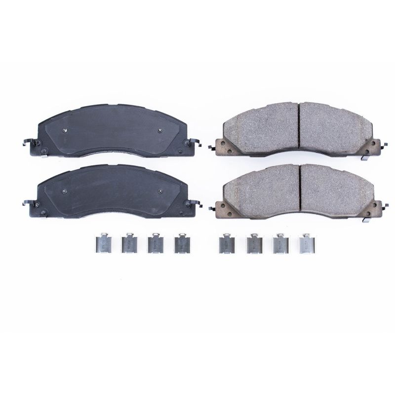 Power Stop 09-10 Dodge Ram 2500 Front Z17 Evolution Ceramic Brake Pads w/Hardware - 17-1399