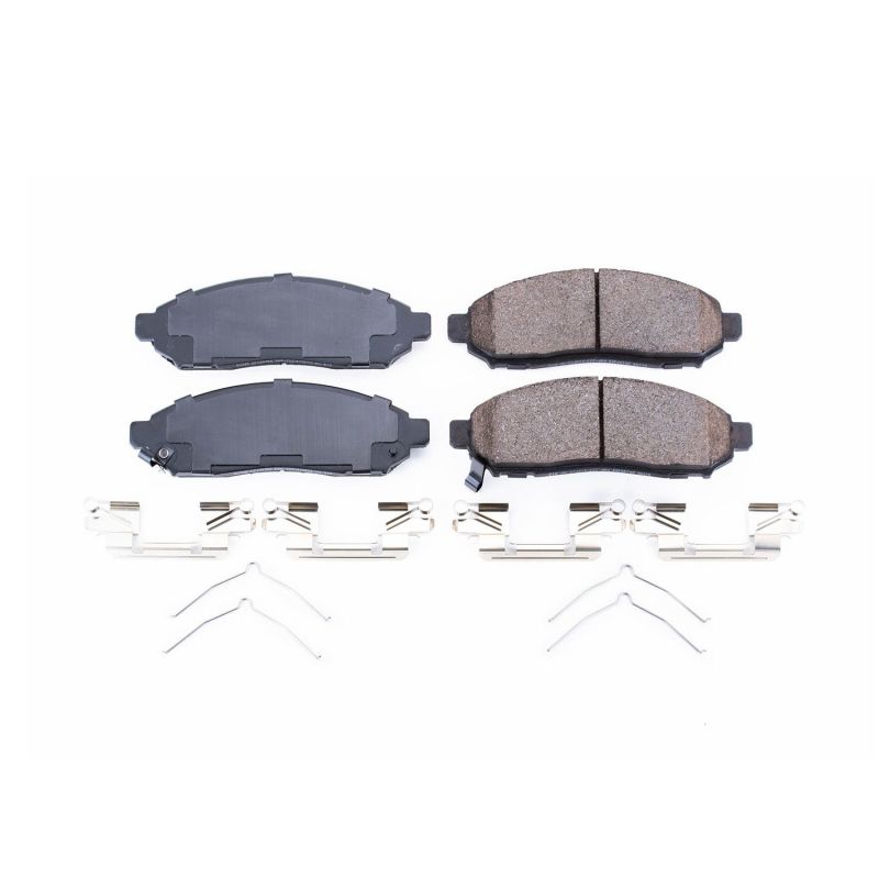 Power Stop 2015 Chevrolet City Express Front Z17 Evolution Ceramic Brake Pads w/Hardware - 17-1548