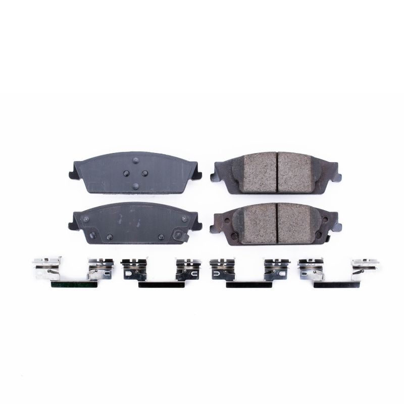 Power Stop 15-19 Cadillac Escalade Rear Z17 Evolution Ceramic Brake Pads w/Hardware - 17-1707