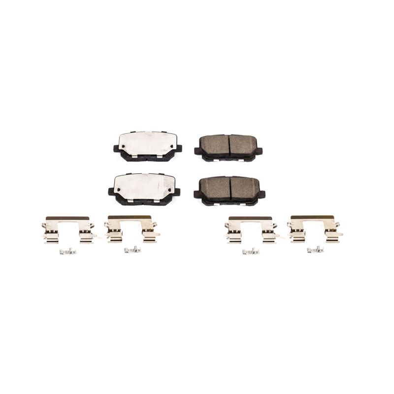 Power Stop 14-19 Dodge Charger Rear Z17 Evolution Ceramic Brake Pads w/Hardware - 17-1766