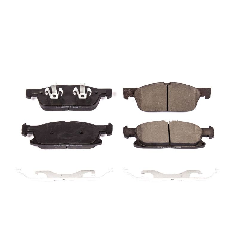 Power Stop 15-19 Ford Edge Front Z17 Evolution Ceramic Brake Pads w/Hardware - 17-1818