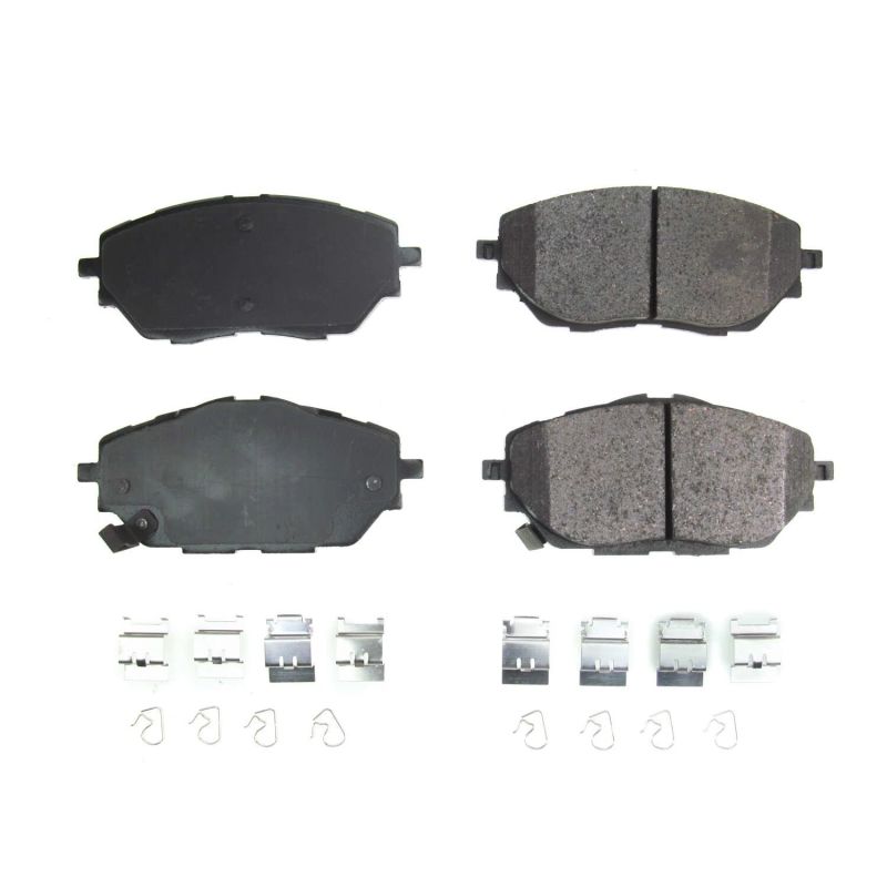 Power Stop 18-19 Toyota C-HR Front Z17 Evolution Ceramic Brake Pads w/Hardware - 17-2065