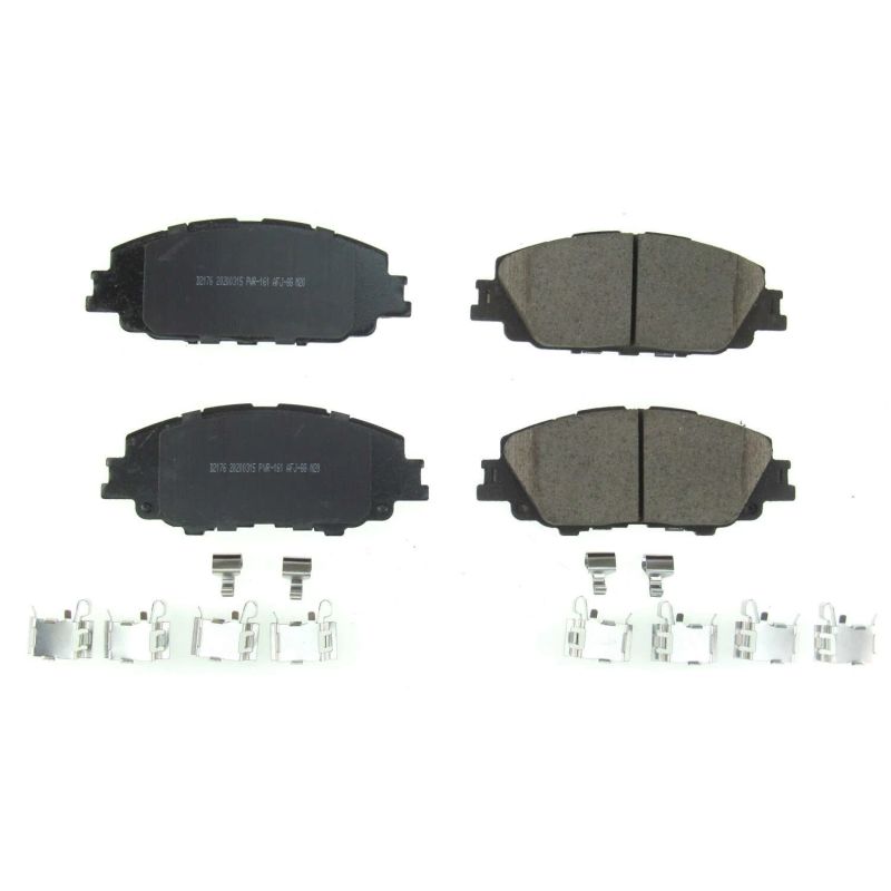 Power Stop 2019 Toyota Corolla Front Z17 Evolution Ceramic Brake Pads w/Hardware - 17-2176