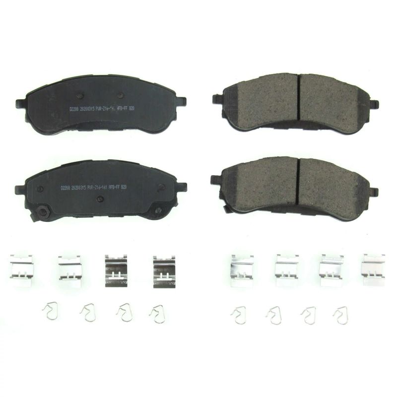 Power Stop 2019 Ford Ranger Rear Z17 Evolution Ceramic Brake Pads w/Hardware - 17-2208