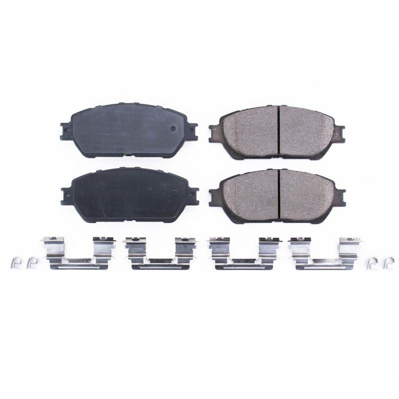 Power Stop 05-15 Toyota Tacoma Front Z17 Evolution Ceramic Brake Pads w/Hardware - 17-906B