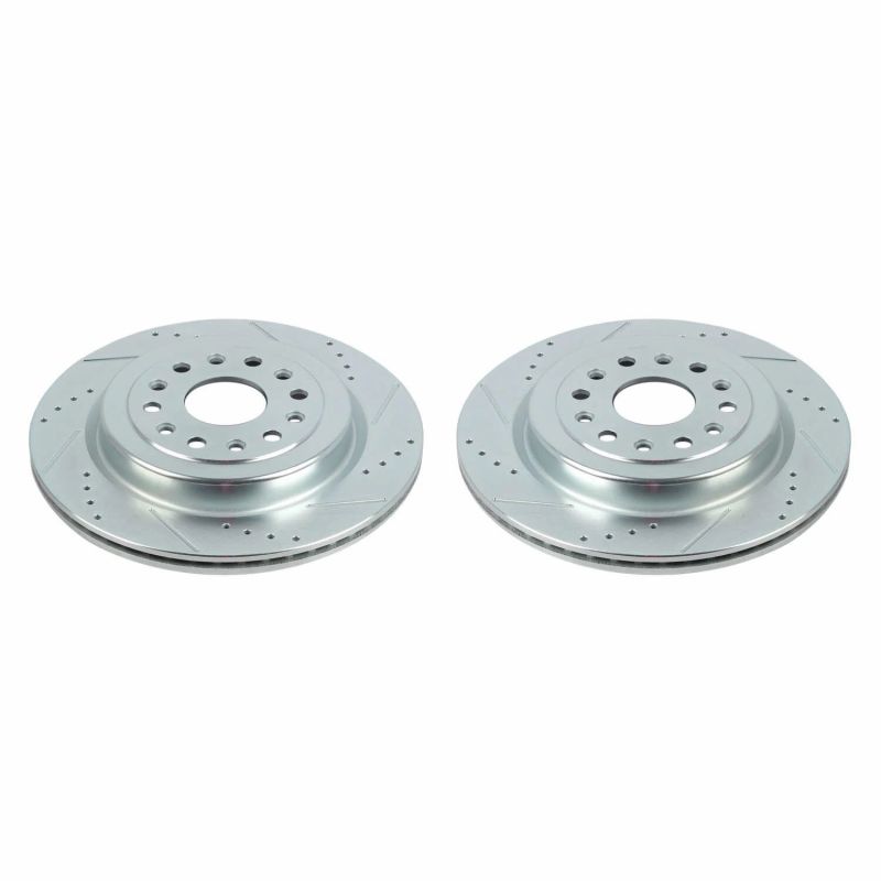 Power Stop 19-20 Ram 1500 Rear Evolution Drilled & Slotted Rotors - Pair - AR86005XPR