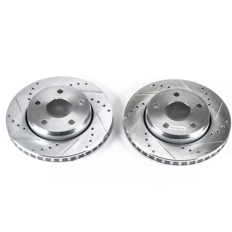 PowerStop AR8780XPR Evolution Performance Drilled/Slotted Brake Rotor Pair