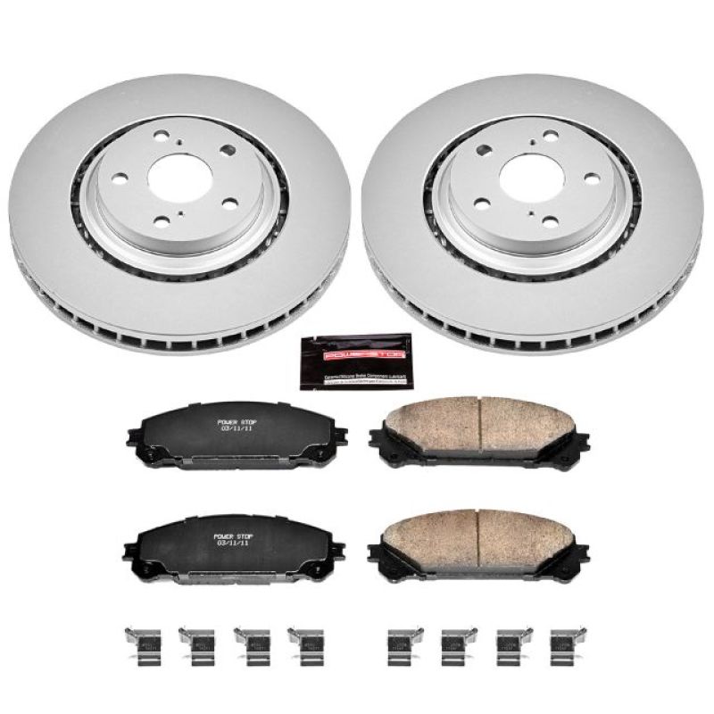 Power Stop CRK4713 Z17 Evolution Brake Kit For 08-19 Highlander