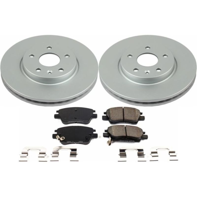 Power Stop 17-19 Chevrolet Bolt EV Front Z17 Evolution Geomet Coated Brake Kit - CRK7399