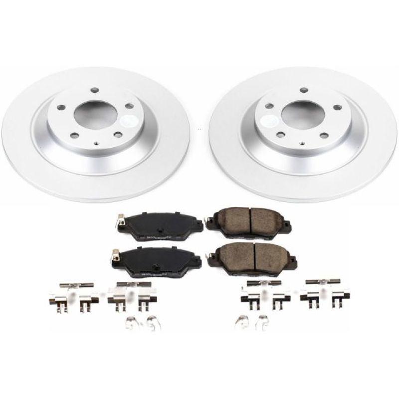 Power Stop 16-18 Mazda CX-5 Rear Z17 Evolution Geomet Coated Brake Kit - CRK7516