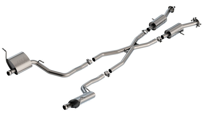 Borla 140836 Cat-Back Exhaust System S-Type For 2014-21 Jeep Grand Cherokee