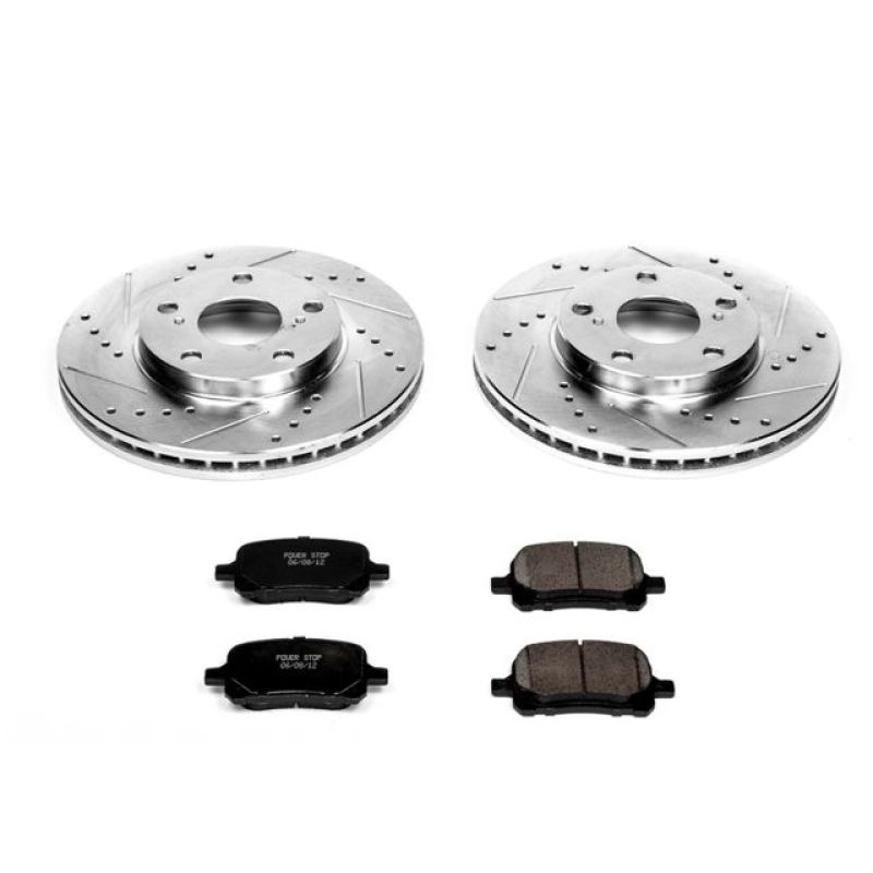 Power Stop K1058 Z23 Evolution Brake Kit Front NEW