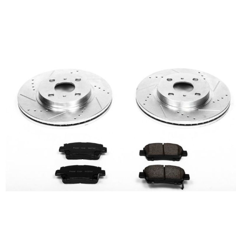 PowerStop K109 Z23 Evolution Sport Brake Upgrade Kit For 04-06 Scion xB NEW - K109