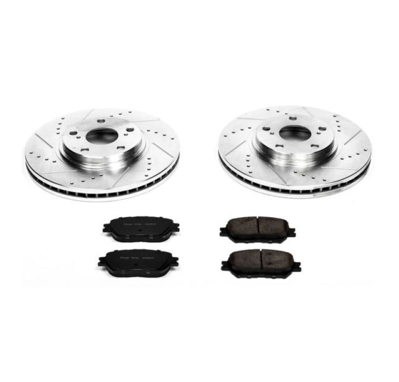 Power Stop K1143 Z23 Evolution Brake Kit Front NEW