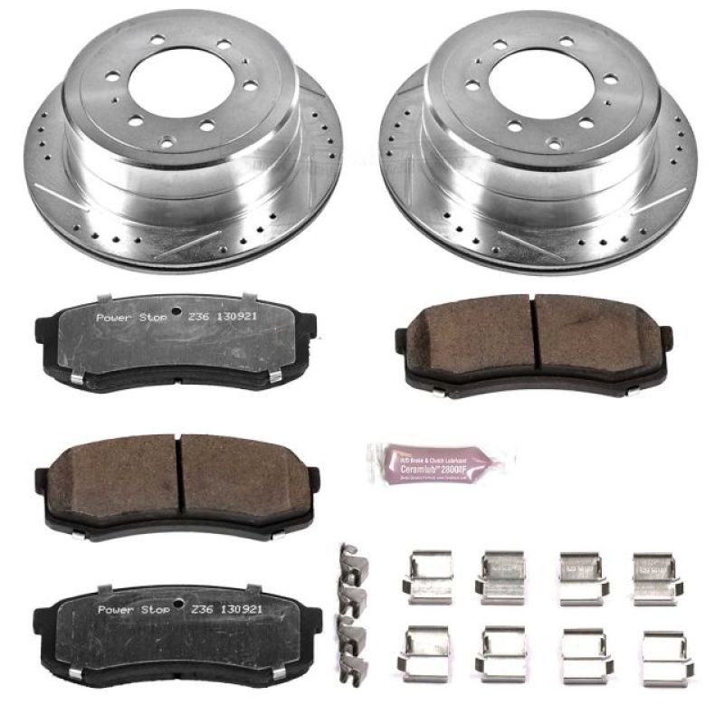 Power Stop 96-97 Lexus LX450 Rear Z36 Truck & Tow Brake Kit - K1156-36