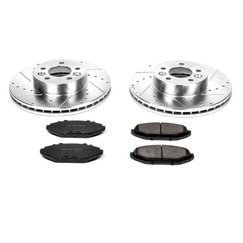 Power Stop 98-02 Ford Crown Victoria Front Z23 Evolution Sport Brake Kit - K1335