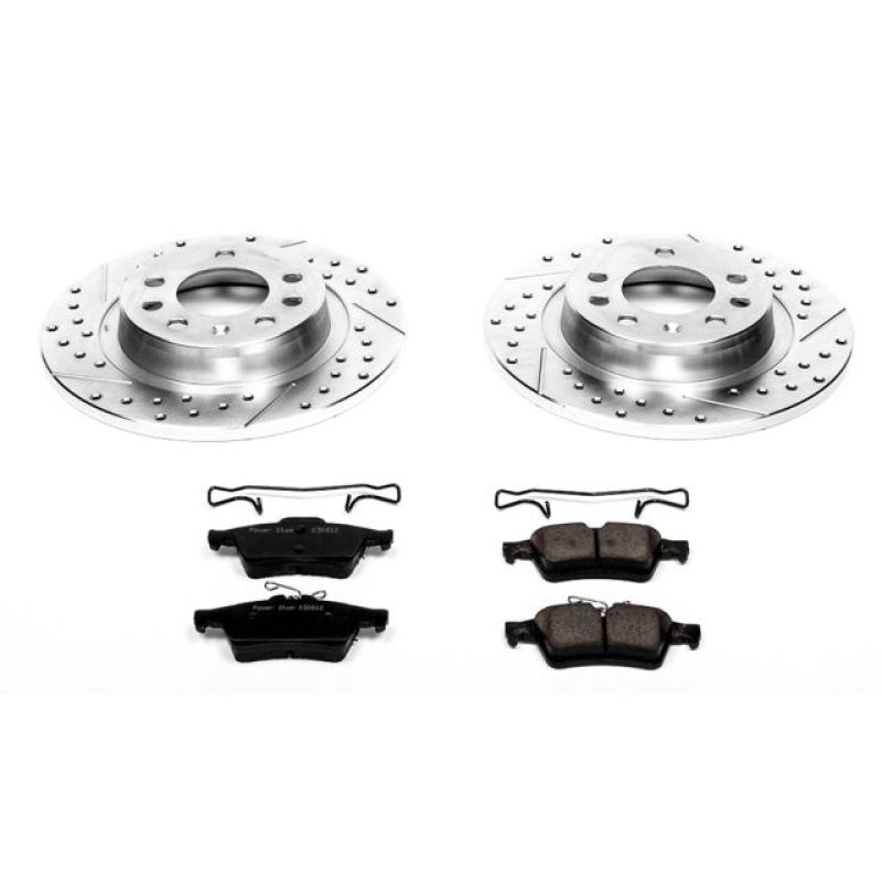 Power Stop 06-09 Pontiac Solstice Rear Z23 Evolution Sport Brake Kit - K1436