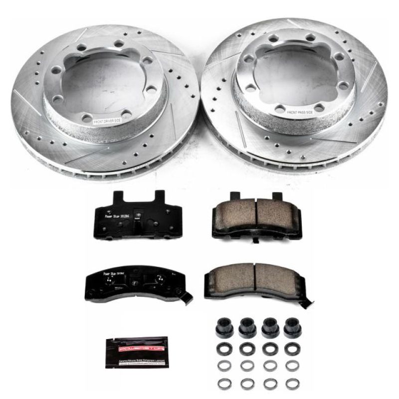 Power Stop 94-99 Chevrolet K1500 Suburban Front Z23 Evolution Sport Brake Kit - K1524