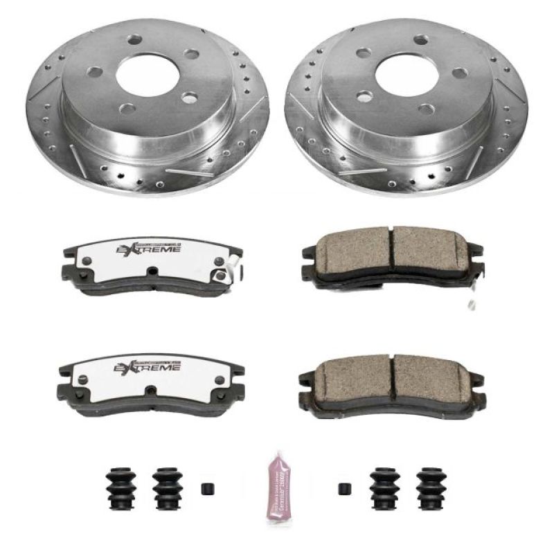 Power Stop 04-05 Buick Century Rear Z26 Street Warrior Brake Kit - K1558-26