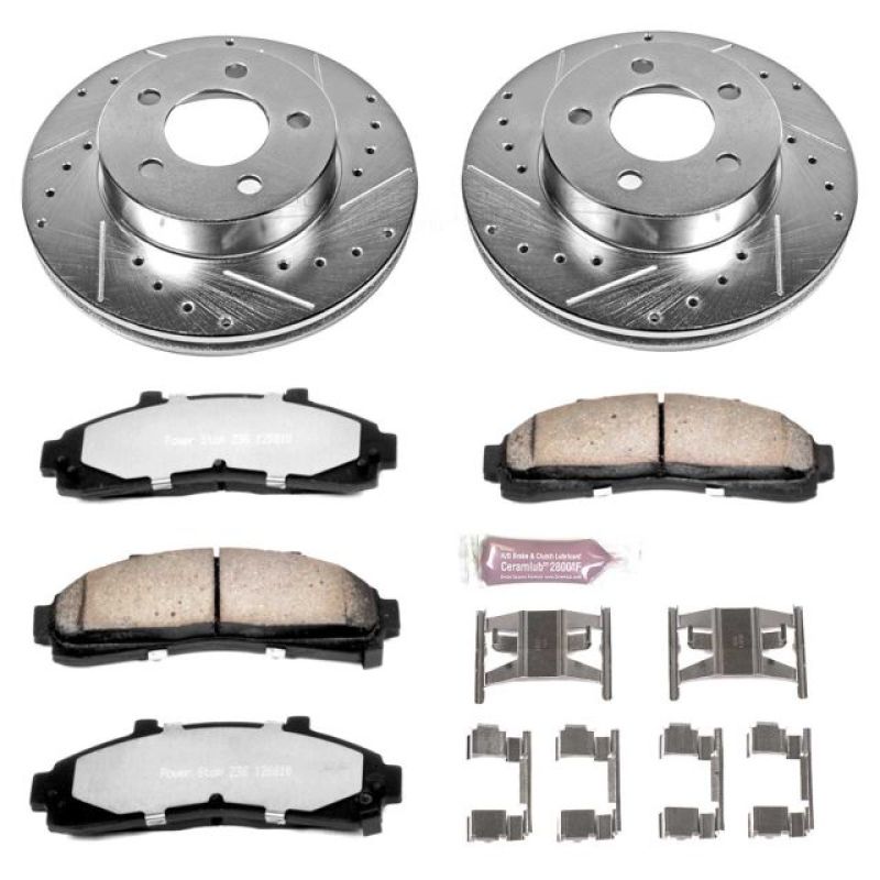 Power Stop K1860-36 Z36 Truck and SUV Ceramic Front Brake Upgrade Kit NEW