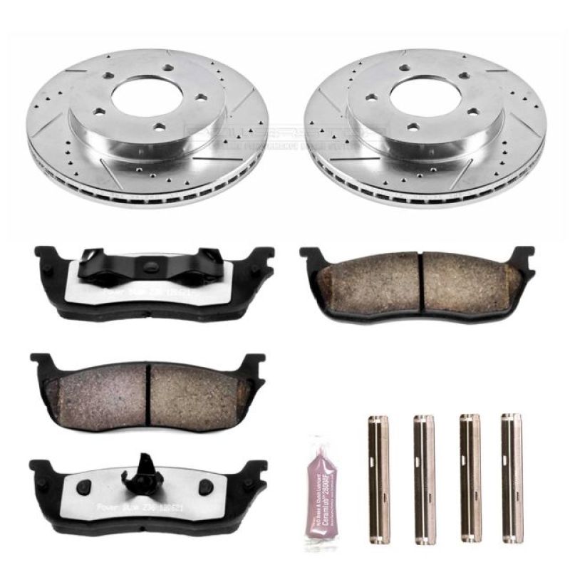 Power Stop 97-03 Ford F-150 Front Z36 Truck & Tow Brake Kit - K1866-36