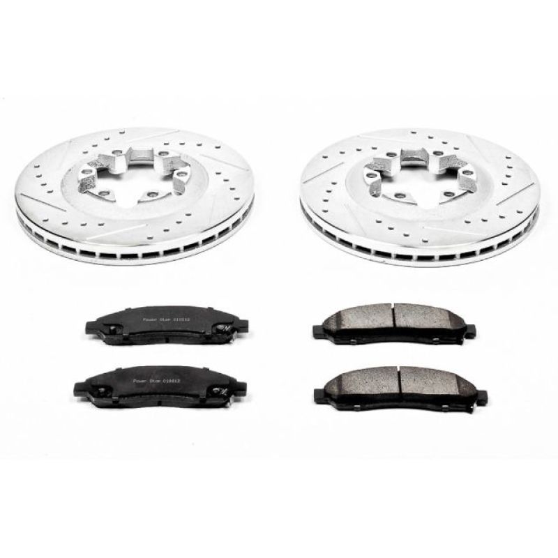 Power Stop K2066 Z23 Evolution Brake Kit Front NEW