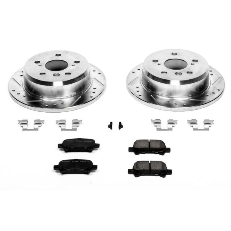 Power Stop 05-07 Toyota Avalon Rear Z23 Evolution Sport Brake Kit - K2417
