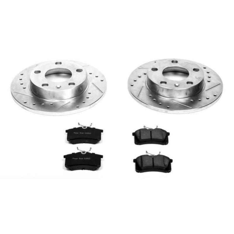 Power Stop 02-06 Audi A4 Rear Z23 Evolution Sport Brake Kit - K3129