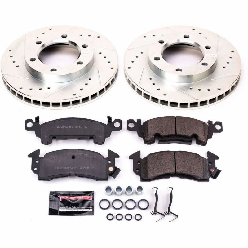 Power Stop 71-74 Chevrolet Blazer Front Z23 Evolution Sport Brake Kit - K4537