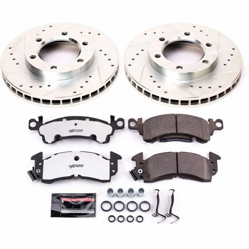 Power Stop 71-74 Chevrolet Blazer Front Z26 Street Warrior Brake Kit - K4537-26