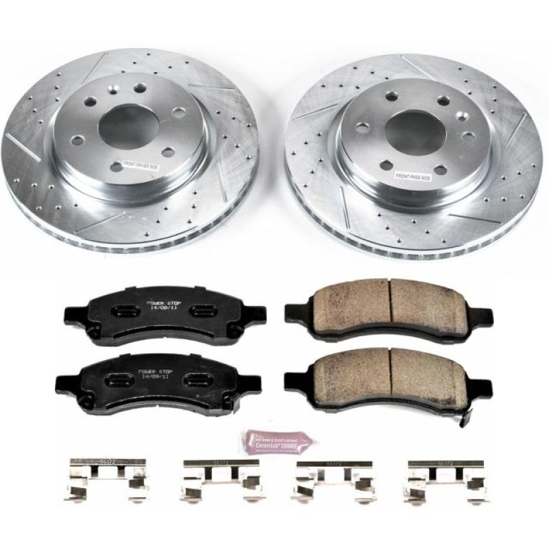 Power Stop 08-17 Buick Enclave Front Z36 Truck & Tow Brake Kit - K4657-36