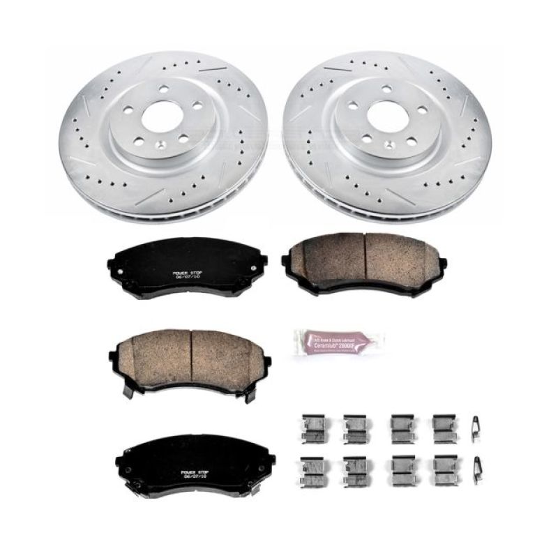 Power Stop 08-14 Cadillac CTS Front Z23 Evolution Sport Brake Kit - K4720