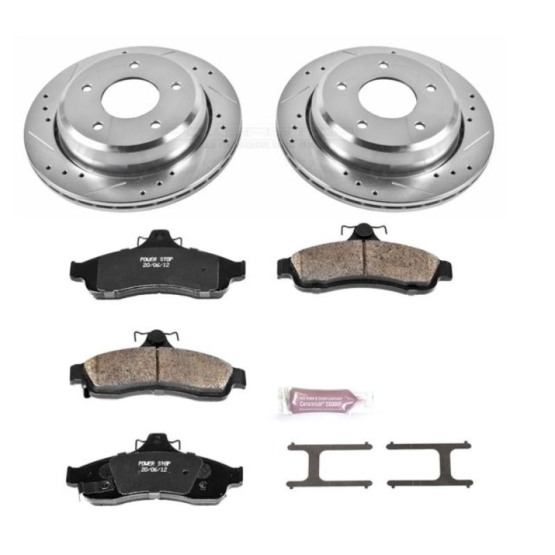 Power Stop 94-96 Chevrolet Caprice Rear Z23 Evolution Sport Brake Kit - K5064