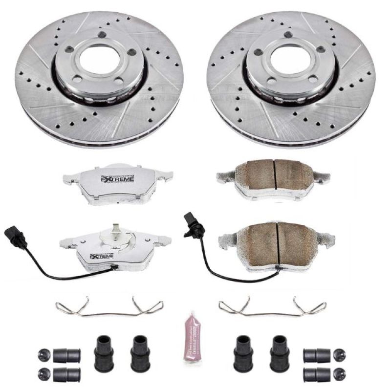 Power Stop 99-04 Audi A4 Front Z26 Street Warrior Brake Kit - K528-26