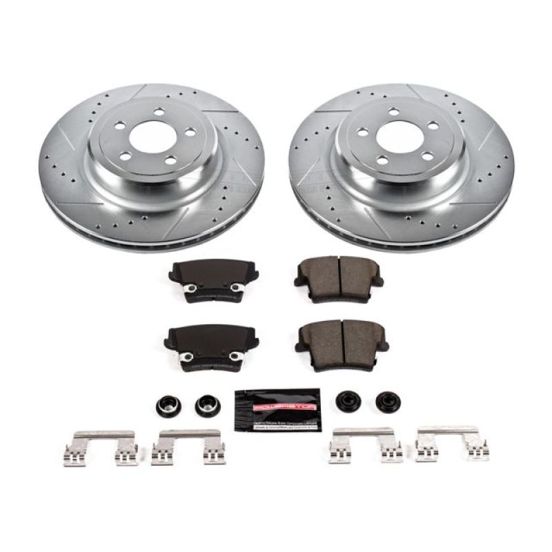 Power Stop 06-14 Dodge Charger Rear Z23 Evolution Sport Brake Kit - K5486