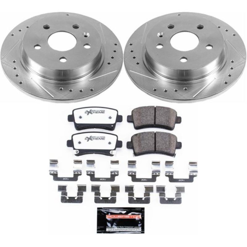 Power Stop 12-16 Buick LaCrosse Rear Z26 Street Warrior Brake Kit - K5531-26