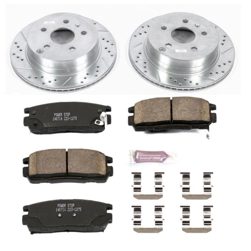 Power Stop 10-17 Chevrolet Equinox Rear Z23 Evolution Sport Brake Kit - K5558