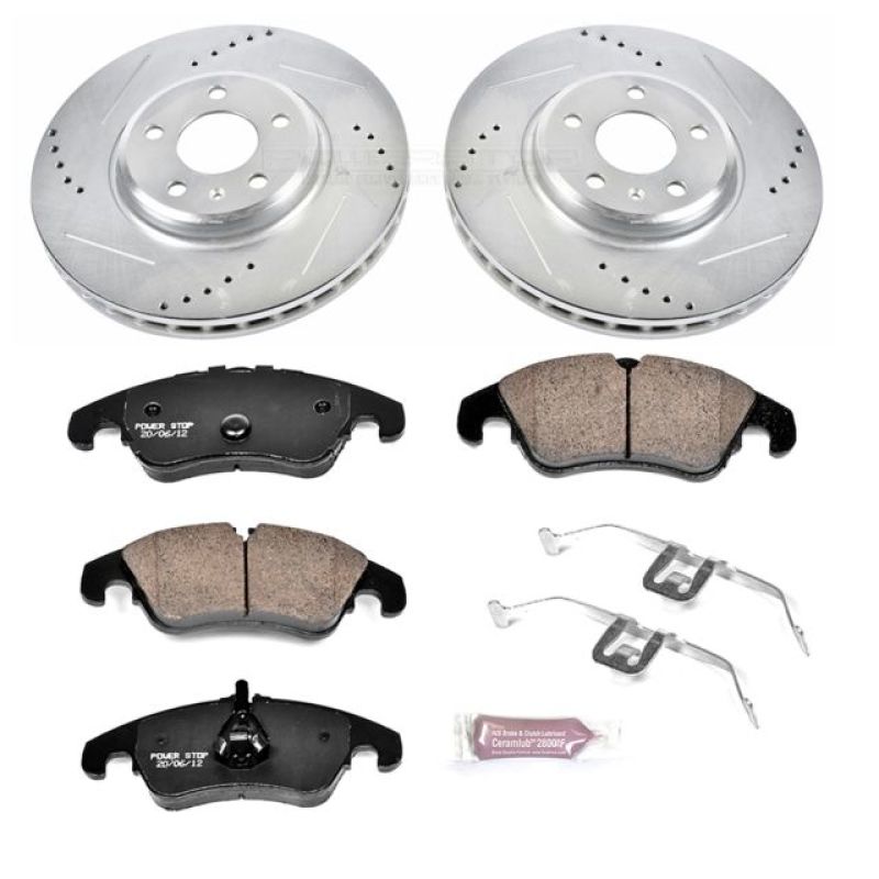 Power Stop 09-11 Audi A4 Front Z23 Evolution Sport Brake Kit - K5752