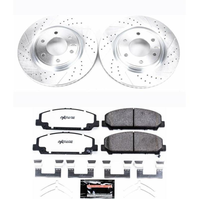 Power Stop K5821-36 Z36 Truck/Tow Brake Kit Front NEW