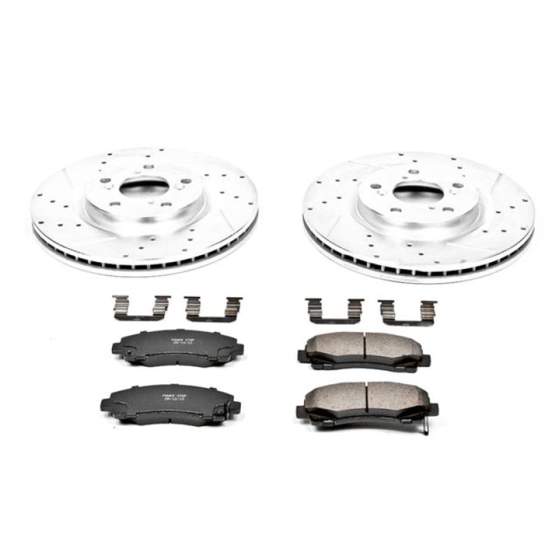 Power Stop 09-14 Acura TL Front Z23 Evolution Sport Brake Kit - K5855