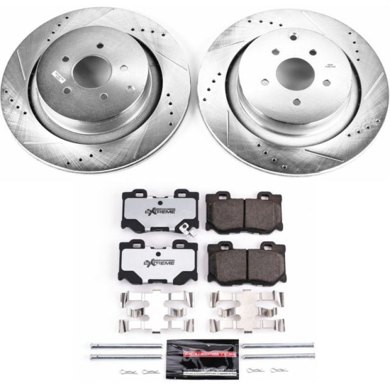 Power Stop 09-13 Infiniti FX50 Rear Z26 Street Warrior Brake Kit - K5861-26