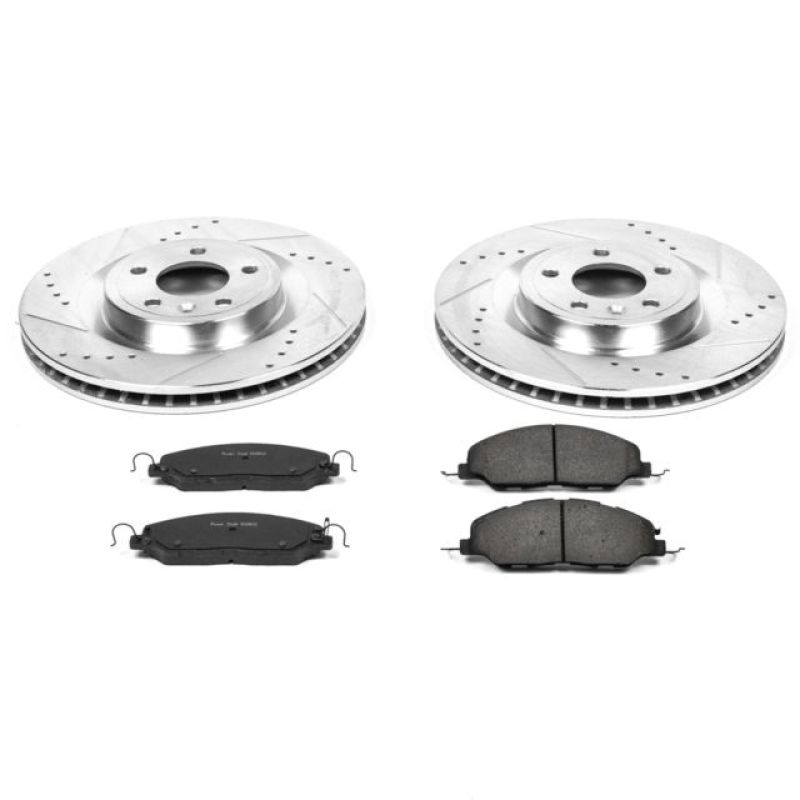 Power Stop K5944 Z23 Evolution Brake Kit Front NEW