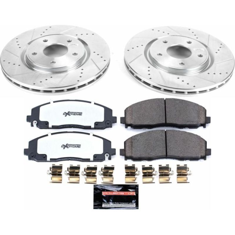 Power Stop 17-19 Chrysler Pacifica Front Z36 Truck & Tow Brake Kit - K5959-36