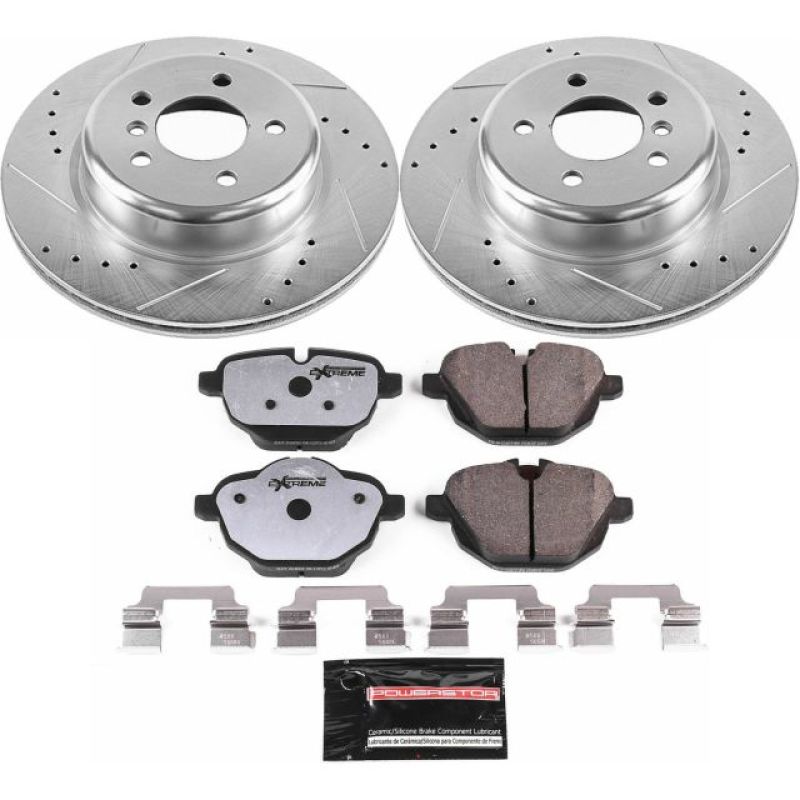 Power Stop K6034-26 Z26 Street Warrior Brake Kit For 14-16 535d xDrive 3.0L