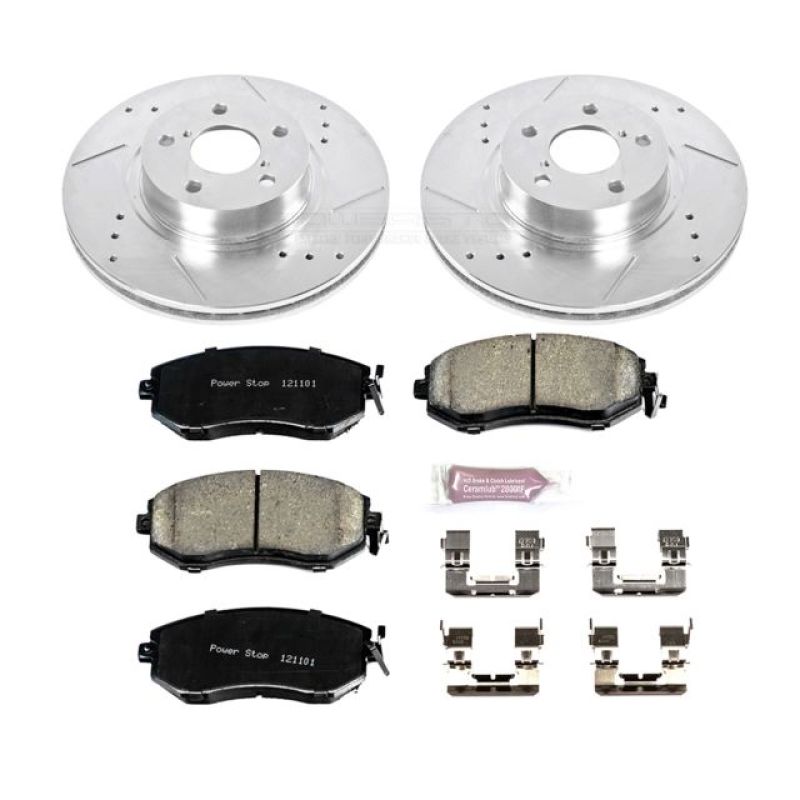 Power Stop 13-16 Subaru BRZ Front Z23 Evolution Sport Brake Kit - K6111