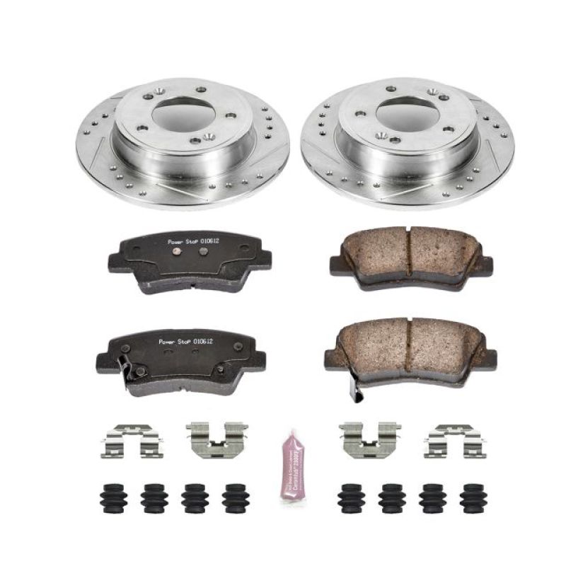 Power Stop K6501 Z23 Evolution Brake Kit Rear NEW